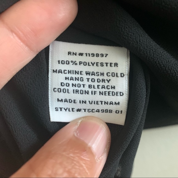 Flutter Sleeveless Top in Black, Size Small - Picture 7 of 10